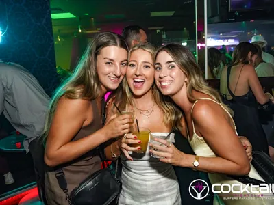 A professional photo of guests enjoying themselves at Cocktails Nightclub from our gallery.