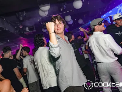 A professional photo of guests enjoying themselves at Cocktails Nightclub from our gallery.