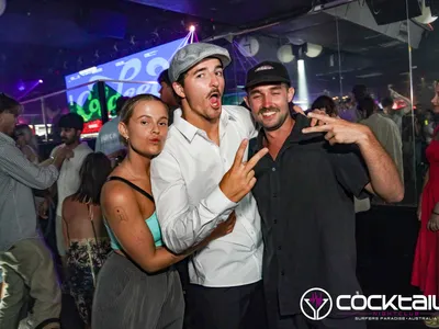 A professional photo of guests enjoying themselves at Cocktails Nightclub from our gallery.