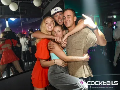 A professional photo of guests enjoying themselves at Cocktails Nightclub from our gallery.