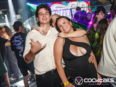 A professional photo of guests enjoying themselves at Cocktails Nightclub from our gallery.