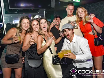 A professional photo of guests enjoying themselves at Cocktails Nightclub from our gallery.