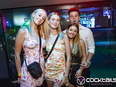 A professional photo of guests enjoying themselves at Cocktails Nightclub from our gallery.