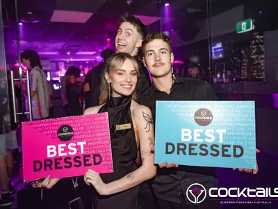 A professional photo of guests enjoying themselves at Cocktails Nightclub from our gallery.