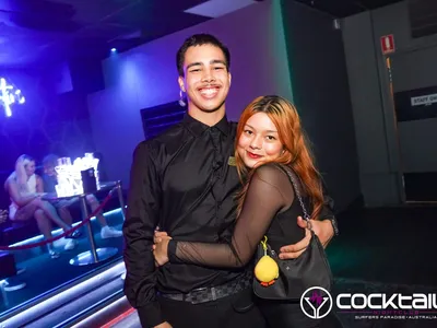 A professional photo of guests enjoying themselves at Cocktails Nightclub from our gallery.