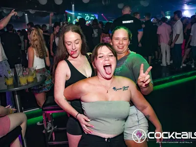 A professional photo of guests enjoying themselves at Cocktails Nightclub from our gallery.