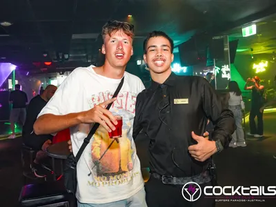 A professional photo of guests enjoying themselves at Cocktails Nightclub from our gallery.