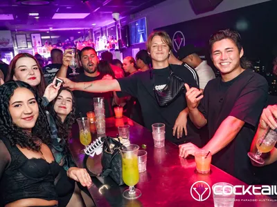 A professional photo of guests enjoying themselves at Cocktails Nightclub from our gallery.