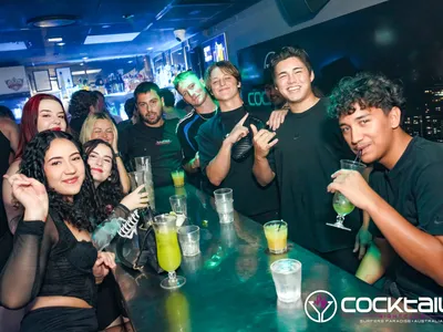 A professional photo of guests enjoying themselves at Cocktails Nightclub from our gallery.