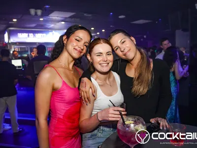 A professional photo of guests enjoying themselves at Cocktails Nightclub from our gallery.