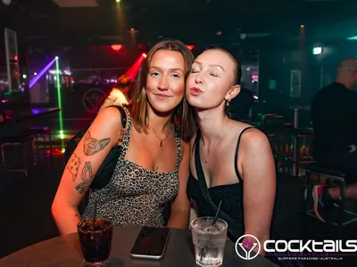 A professional photo of guests enjoying themselves at Cocktails Nightclub from our gallery.