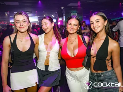 A professional photo of guests enjoying themselves at Cocktails Nightclub from our gallery.