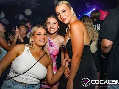 A professional photo of guests enjoying themselves at Cocktails Nightclub from our gallery.