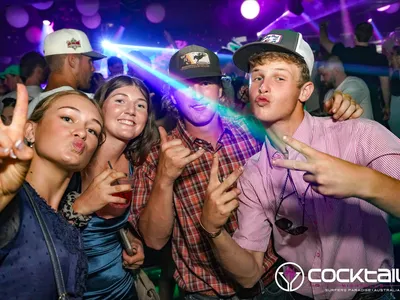 A professional photo of guests enjoying themselves at Cocktails Nightclub from our gallery.