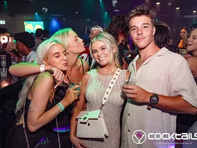 A professional photo of guests enjoying themselves at Cocktails Nightclub from our gallery.