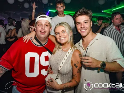 A professional photo of guests enjoying themselves at Cocktails Nightclub from our gallery.