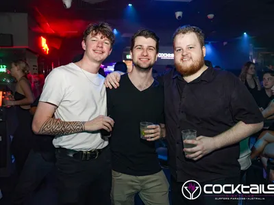 A professional photo of guests enjoying themselves at Cocktails Nightclub from our gallery.