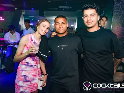 A professional photo of guests enjoying themselves at Cocktails Nightclub from our gallery.