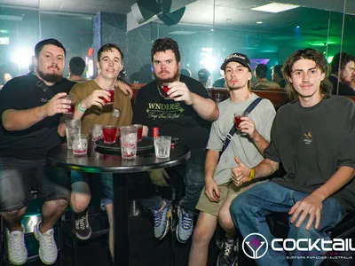 A professional photo of guests enjoying themselves at Cocktails Nightclub from our gallery.