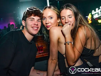 A professional photo of guests enjoying themselves at Cocktails Nightclub from our gallery.