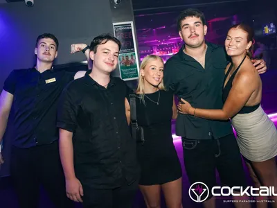 A professional photo of guests enjoying themselves at Cocktails Nightclub from our gallery.