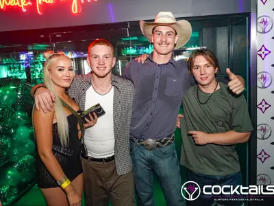 A professional photo of guests enjoying themselves at Cocktails Nightclub from our gallery.