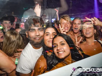 A professional photo of guests enjoying themselves at Cocktails Nightclub from our gallery.