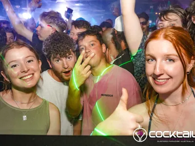 A professional photo of guests enjoying themselves at Cocktails Nightclub from our gallery.