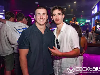 A professional photo of guests enjoying themselves at Cocktails Nightclub from our gallery.