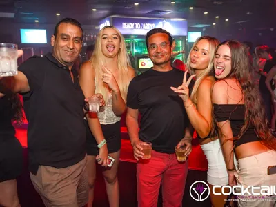 A professional photo of guests enjoying themselves at Cocktails Nightclub from our gallery.