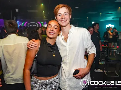 A professional photo of guests enjoying themselves at Cocktails Nightclub from our gallery.