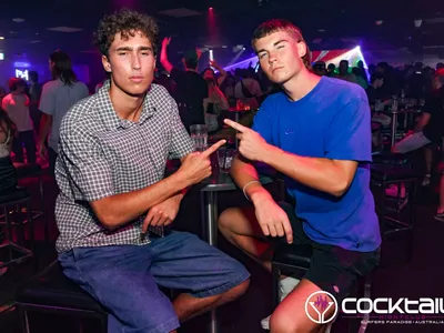 A professional photo of guests enjoying themselves at Cocktails Nightclub from our gallery.