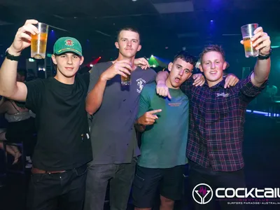 A professional photo of guests enjoying themselves at Cocktails Nightclub from our gallery.