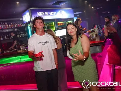 A professional photo of guests enjoying themselves at Cocktails Nightclub from our gallery.