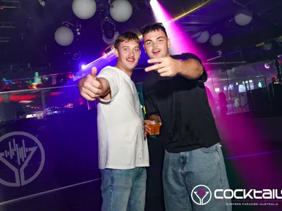 A professional photo of guests enjoying themselves at Cocktails Nightclub from our gallery.