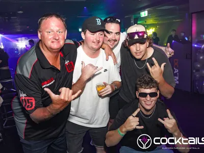 A professional photo of guests enjoying themselves at Cocktails Nightclub from our gallery.