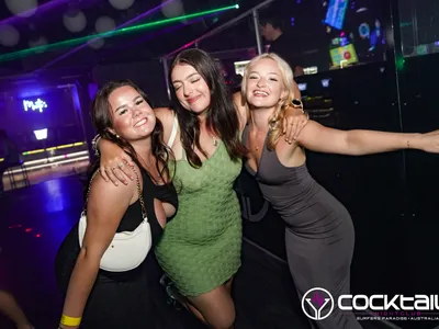 A professional photo of guests enjoying themselves at Cocktails Nightclub from our gallery.