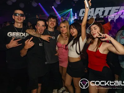 A professional photo of guests enjoying themselves at Cocktails Nightclub from our gallery.