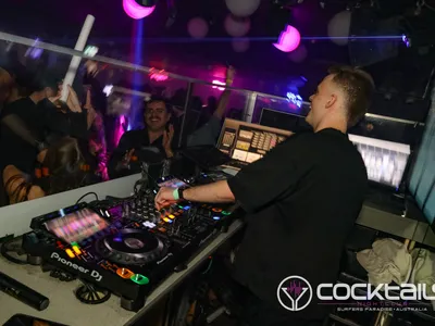 A professional photo of guests enjoying themselves at Cocktails Nightclub from our gallery.