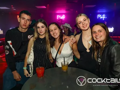 A professional photo of guests enjoying themselves at Cocktails Nightclub from our gallery.