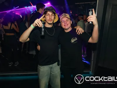 A professional photo of guests enjoying themselves at Cocktails Nightclub from our gallery.