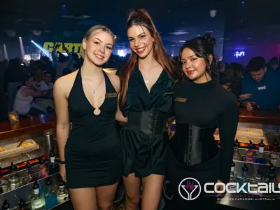 A professional photo of guests enjoying themselves at Cocktails Nightclub from our gallery.