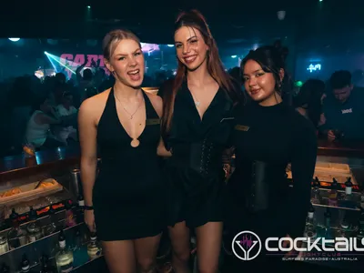 A professional photo of guests enjoying themselves at Cocktails Nightclub from our gallery.