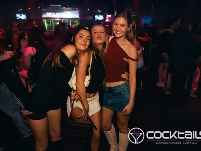 A professional photo of guests enjoying themselves at Cocktails Nightclub from our gallery.