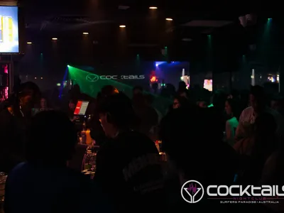 A professional photo of guests enjoying themselves at Cocktails Nightclub from our gallery.