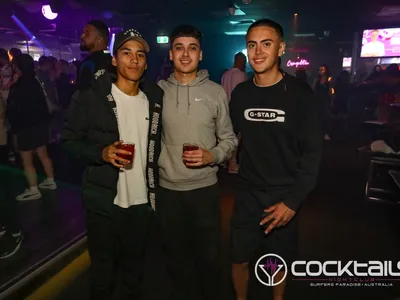 A professional photo of guests enjoying themselves at Cocktails Nightclub from our gallery.