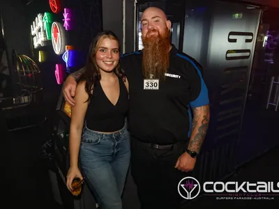 A professional photo of guests enjoying themselves at Cocktails Nightclub from our gallery.