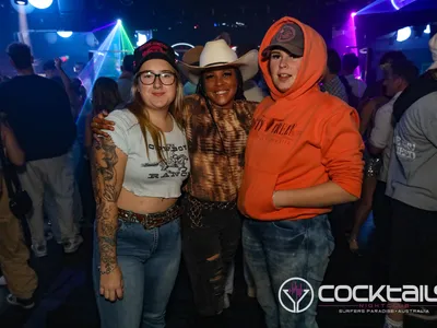 A professional photo of guests enjoying themselves at Cocktails Nightclub from our gallery.