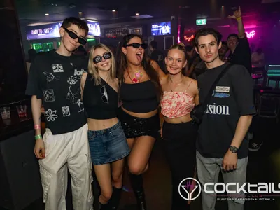 A professional photo of guests enjoying themselves at Cocktails Nightclub from our gallery.