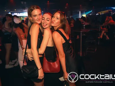 A professional photo of guests enjoying themselves at Cocktails Nightclub from our gallery.